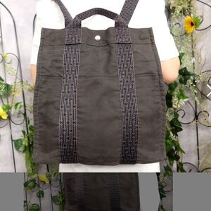 Hermes Herline Tote in Dark Gray